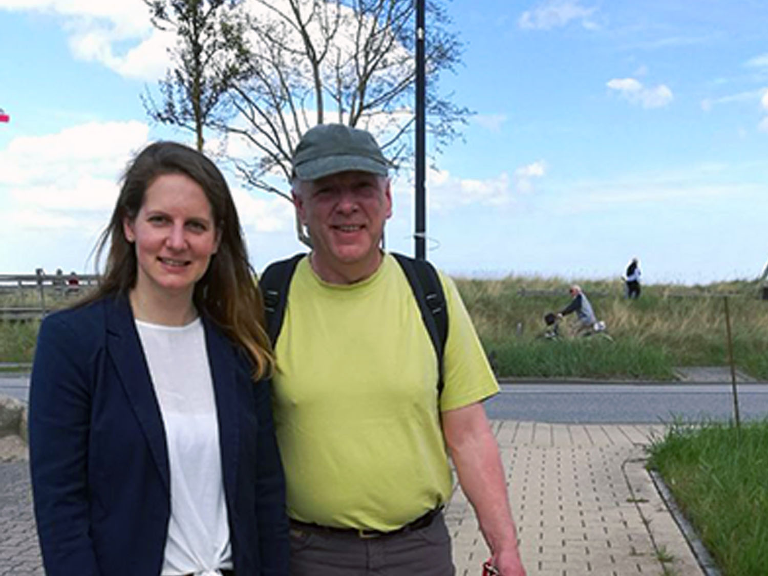 Lena Sonntag und Rolf Frelkiewicz (Orga-Team)